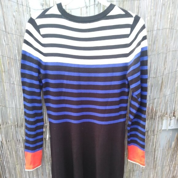 Vince Camuto Striped Fit & Flare Dress - M - Picture 11 of 15